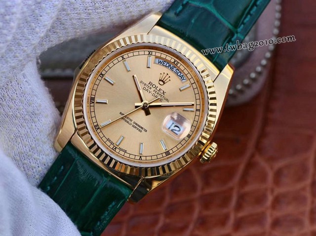 勞力士Day-Date系列手錶 Rolex最經典的系列男士皮帶腕表  gjs1850